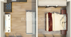 آپارتمان 1-комн 49.6 m² - مزگوارتا, Chakvi