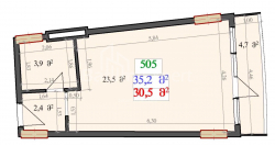 آپارتمان 1-комн 35.2 m² - لخ و ماریا کاچینسکی, Batumi