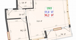 شی در حال ساخت 1-комн 55.8 m² - لخ و ماریا کاچینسکی, Batumi