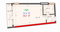 شی در حال ساخت 1-комн 34.8 m² - لخ و ماریا کاچینسکی, Batumi