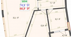 شی در حال ساخت 2-комн 74.8 m² - لخ و ماریا کاچینسکی, Batumi