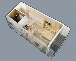 شی در حال ساخت 1-комн 34.8 m² - لخ و ماریا کاچینسکی, Batumi