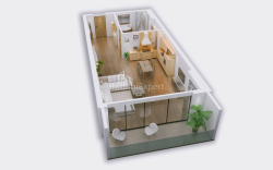 آپارتمان 2-комн 57.1 m² - کوچه قهرمانان, Batumi
