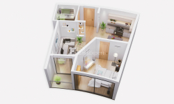 آپارتمان 1-комн 30.3 m² - کوچه قهرمانان, Batumi