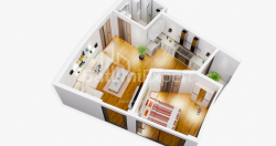 آپارتمان 2-комн 59.4 m² - کوچه قهرمانان, Batumi