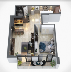 شی در حال ساخت 2-комн 62.5 m² - لخ و ماریا کاچینسکی, Batumi
