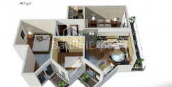 آپارتمان 4-комн 88 m² - یوریوسکایا, Batumi