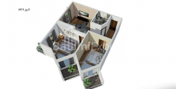 آپارتمان 3-комн 69 m² - یوریوسکایا, Batumi