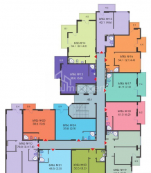 آپارتمان 2-комн 41 m² - یوریوسکایا, Batumi