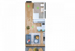آپارتمان 1-комн 28 m² - کلانتر خیمشیاشویلی, Batumi