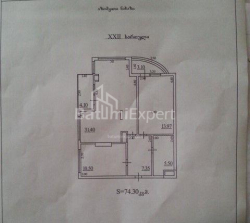 آپارتمان 3-комн 74 m² - تبل ابوسریدزه, Batumi