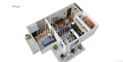 آپارتمان 2-комн 54 m² - یوریوسکایا, Batumi