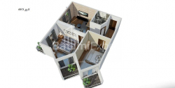 آپارتمان 3-комн 69 m² - یوریوسکایا, Batumi
