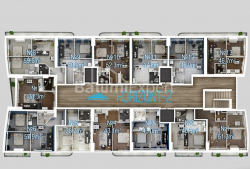 آپارتمان 1-комн 41 m² - یوریوسکایا, Batumi