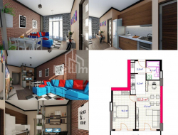 آپارتمان 2-комн 53 m² - آنگیسا, Batumi