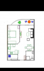 آپارتمان 2-комн 60 m² - ایوان جاواخیشویلی, Batumi