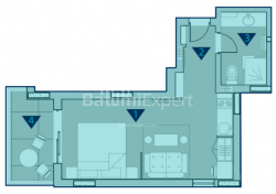 شی در حال ساخت 1-комн 35 m² - روستاولی, Chakvi