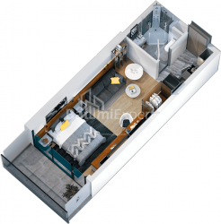 آپارتمان 1-комн 29.3 m² - ژیولی شارتاوا, Batumi
