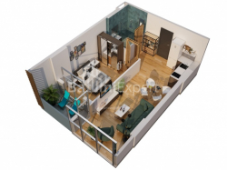 آپارتمان 2-комн 47 m² - ژیولی شارتاوا, Batumi